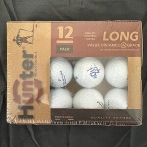 Hunter Grade A Recycled Golf Balls One Dozen Pack 12 Balls Pinnacle